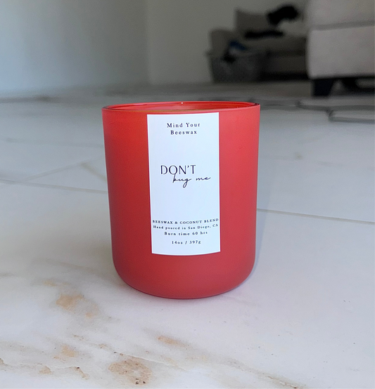 Picture of the Don't Bug Me candle